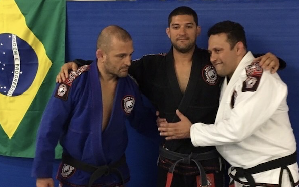 Marcos Yunes with Ralph and Renzo Gracie